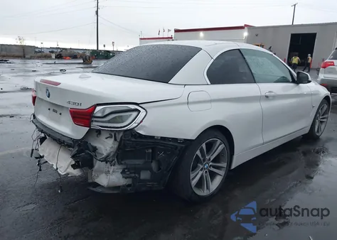 2018 BMW 430I xDrive z USA, uszkodzony, nr VIN WBA4Z3C55JEC48832